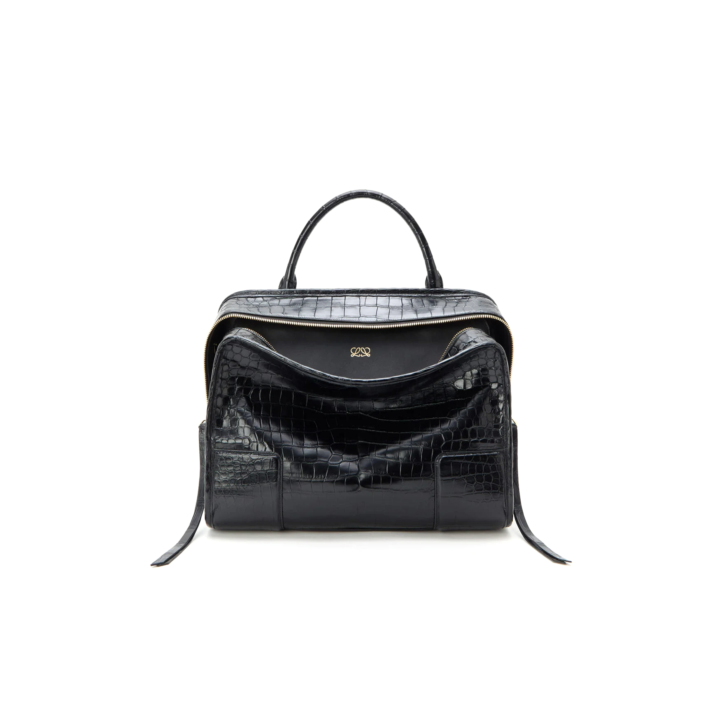 LOEWE LARGE AMAZONA 180 BAG IN CROCODILE-EMBOSSED A039ASRX02 (34.5*27*14cm)